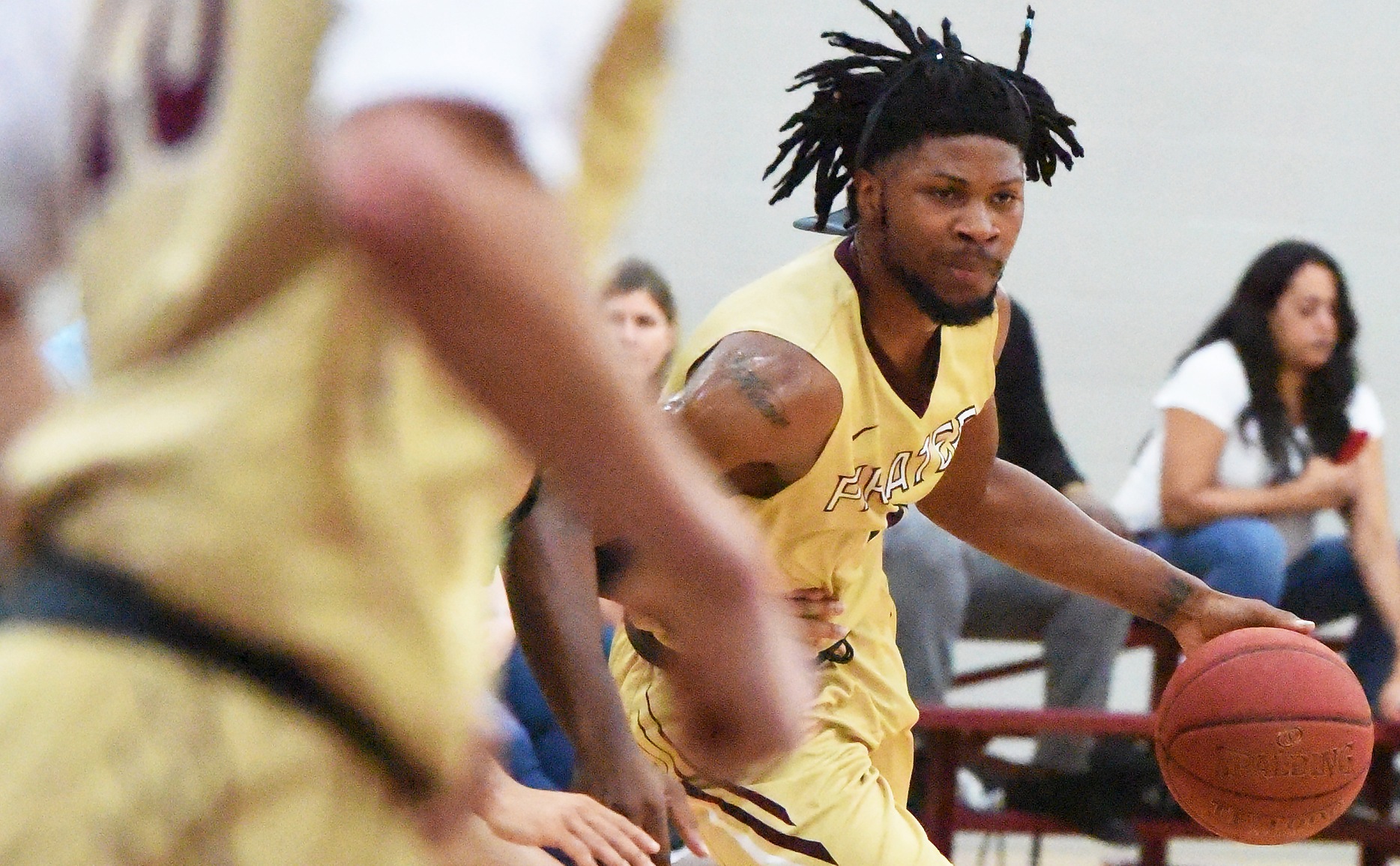 Kenyatis Turner record a double-double Saturday against Tyler Junior College with 18 points and 11 rebounds.